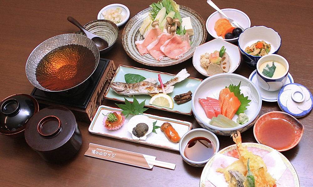 湯の山ロッジのお食事